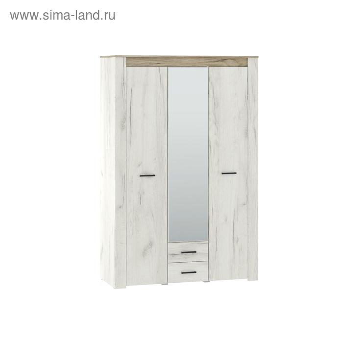 

Шкаф 3х дверный Прага, 1360х564х2065, Дуб серый крафт/Дуб белый крафт