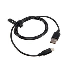 

Кабель Crown CMCU-3016L, Lightning - USB, 2 А, 1 м, чёрный
