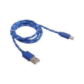

Кабель Crown CMCU-1042C, Type-C - USB, 2 А, 1 м, синий