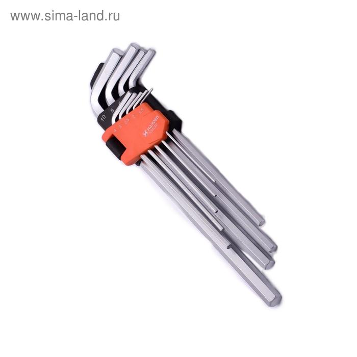 Набор ключей имбусовых шестигранных HARDEN 540608, HEX, CrV, 9 шт., 23 см