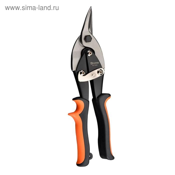 Ножницы по металлу HARDEN 570101, 254 мм, левые, двухкомпонентная рукоятка