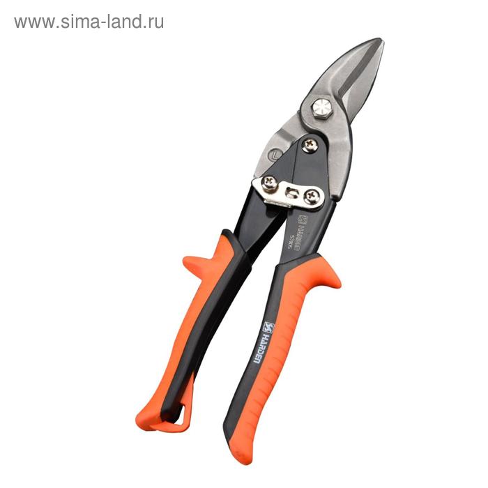 Ножницы по металлу Мурена HARDEN 570105, 254 мм, левые, CrV, двухкомпонентная рукоятка ножницы по металлу kendo левые 250мм