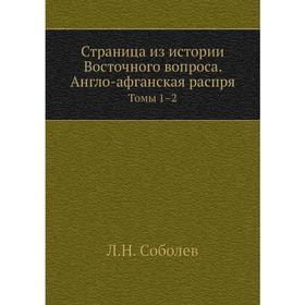 

Страница из истории Восточного вопроса. Англо-афганская распря. Том 3. Выпуски 5–8. Л. Н. Соболев
