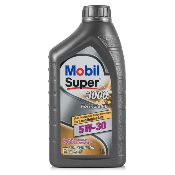 Моторное масло Mobil SUPER 3000 X1 F-FE 5w-30, 1 л синтетика моторное масло mobil super 3000 x1 formula fe 5w30 1 л