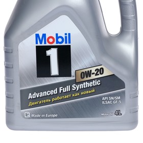 

Масло моторное Mobil 1 0w-20, 4 л