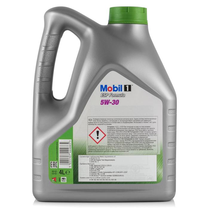 фото Моторное масло mobil 1 esp formula 5w-30, канистра 4 л