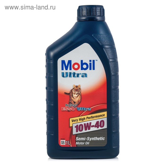 фото Моторное масло mobil ultra 10w-40, 1 л полусинтетика