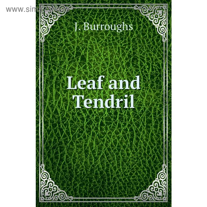 фото Leaf and tendril книга по требованию