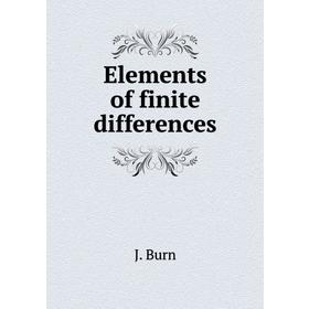 

Книга Elements of finite differences