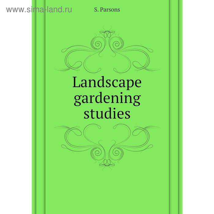 фото Landscape gardening studies книга по требованию