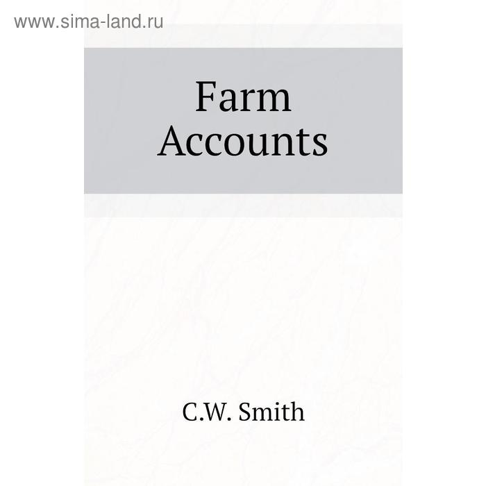 фото Farm accounts книга по требованию