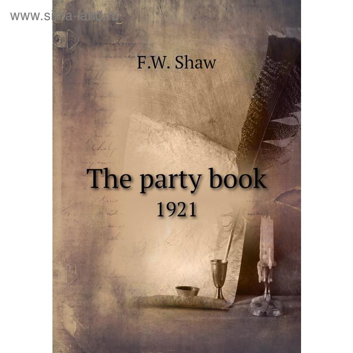 фото The party book1921 книга по требованию