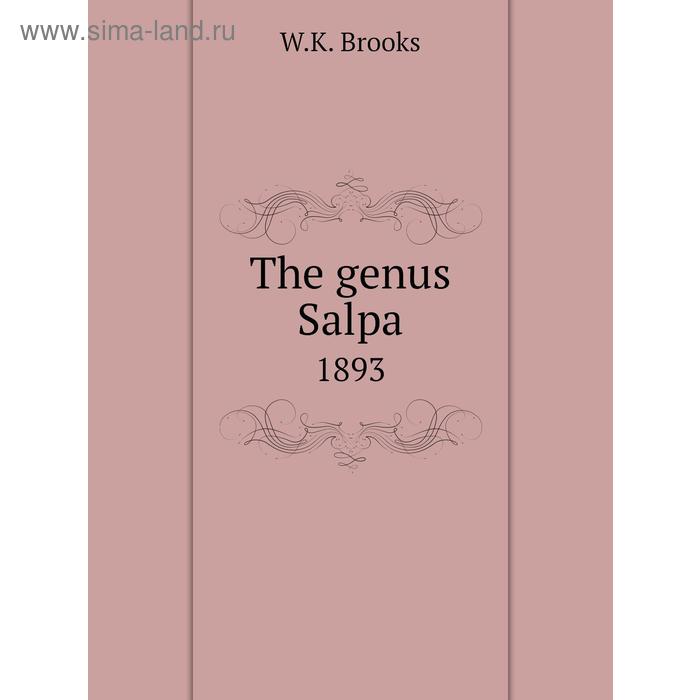 фото The genus salpa1893 книга по требованию