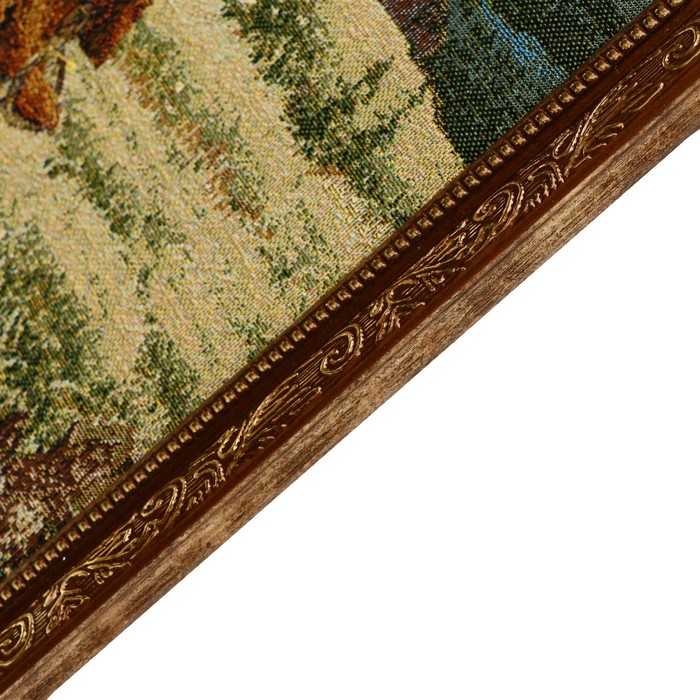 Гобеленовая картина "Три богатыря" 76х52 см(80х57см)