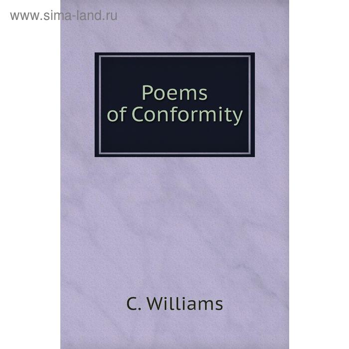 фото Poems of conformity книга по требованию