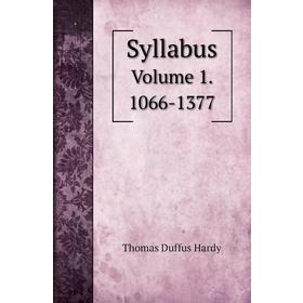 

Книга Syllabus. Volume 1. 1066-1377
