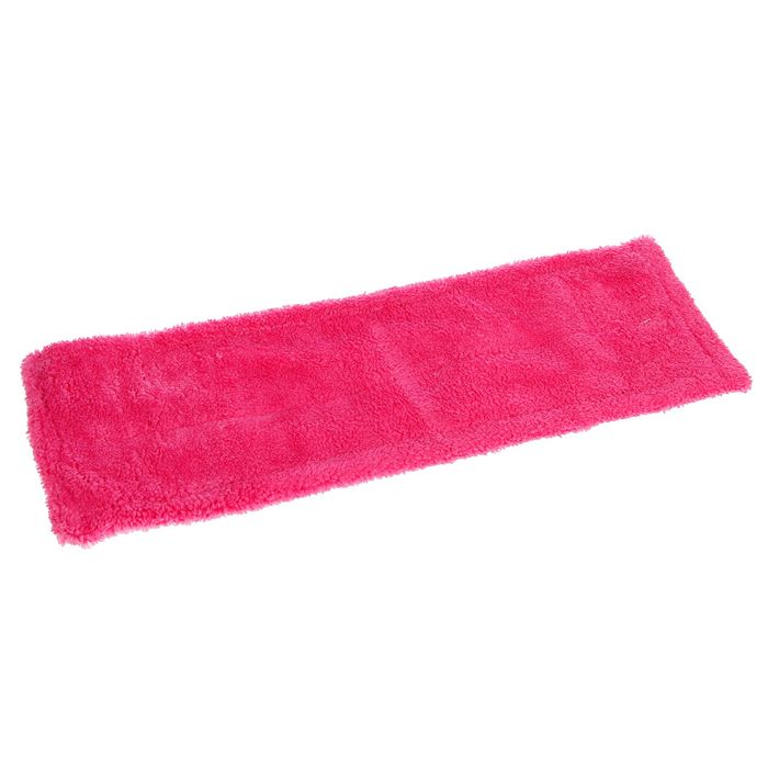 Насадка для плоской швабры 13х43 см, микрофибра, цвет МИКС