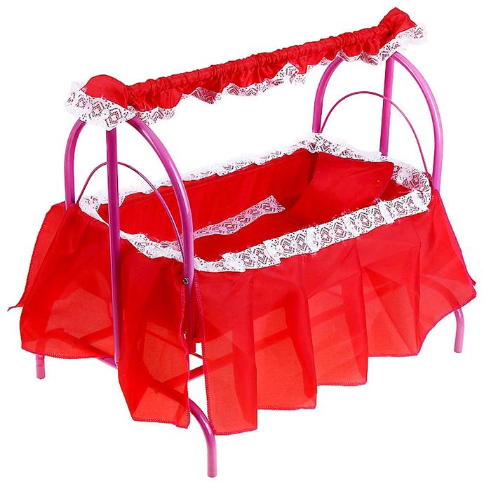 Кроватка для кукол № 4, цвета МИКС