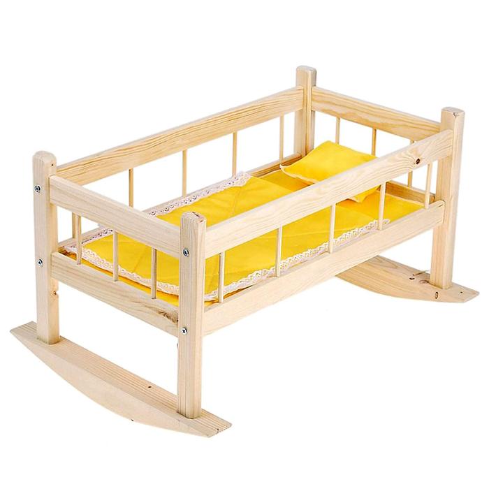 Кроватка для кукол № 9, цвета МИКС