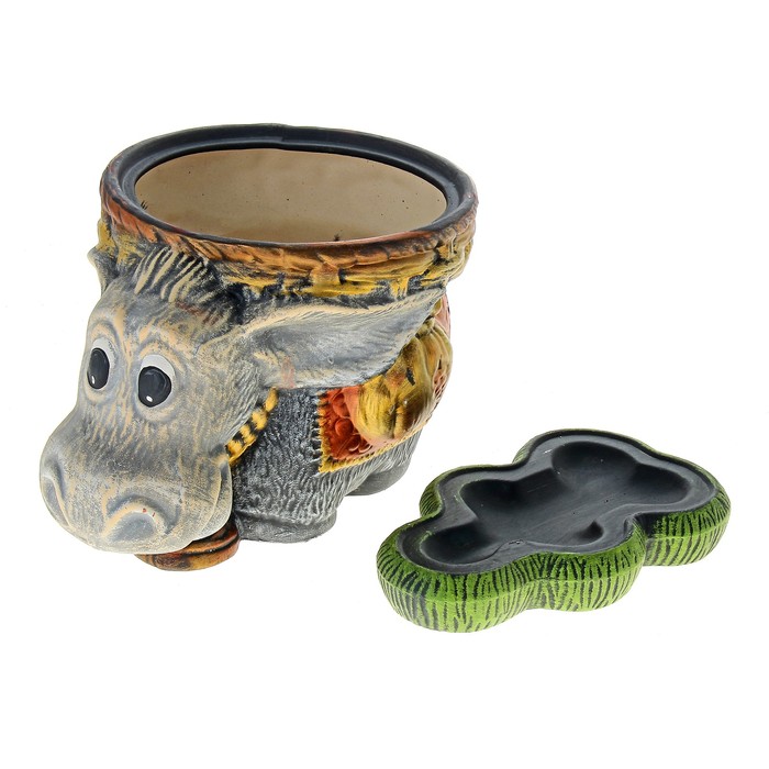 Фигурное кашпо "Ослик" 4 л