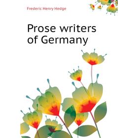 

Книга Prose writers of Germany