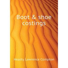 

Книга Boot & shoe costings