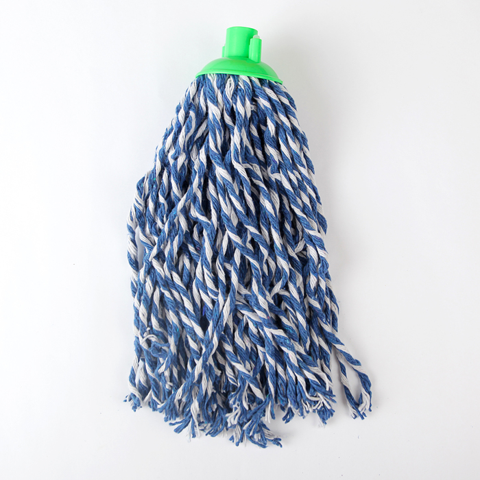 Насадка для швабры веревочная цветная, х/б 150 гр, цвет МИКС