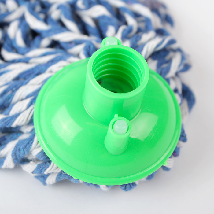 Насадка для швабры веревочная цветная, х/б 150 гр, цвет МИКС