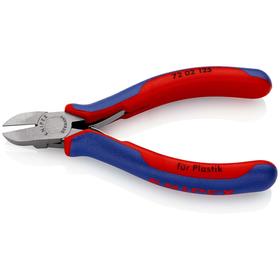 

Бокорезы KNIPEX KN-7202125, двухкомпонентные рукоятки, 125 мм