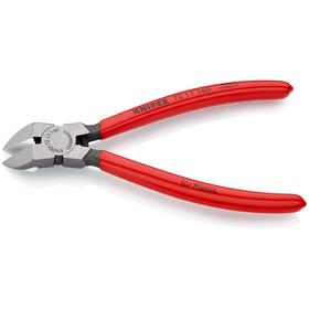 

Бокорезы KNIPEX KN-7211160, пластиковые рукоятки, 160 мм, для пластмассы, губки 45°