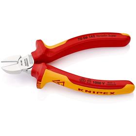 

Бокорезы KNIPEX VDE KN-7006140, хром, двухкомпонентные рукоятки, 140 мм, 62 HRC