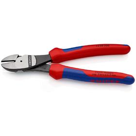 

Бокорезы KNIPEX KN-7402200, двухкомпонентные рукоятки, 200 мм, 64 HRC, силовые