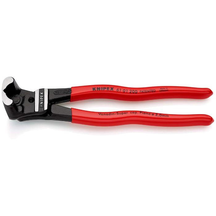 Болторез KNIPEX KN-6101200, пластиковые рукоятки, 200 мм, 64 HRC, черненая