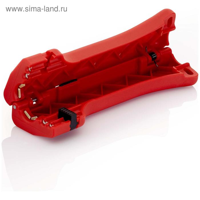 

Стриппер KNIPEX KN-1690130SB, для снятия оболочки кабеля , 130 мм, 1.5-2.5 мм2