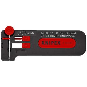 

Стриппер-мини KNIPEX KN-1280040SB, для снятия изоляции, 100 мм, 0.12 - 0.4 мм2, 36-26 AWG