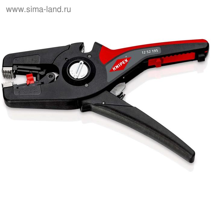 

Стриппер KNIPEX KN-1252195SB, для удаления изоляции, 195 мм, автоматический, 0.08-16 мм2