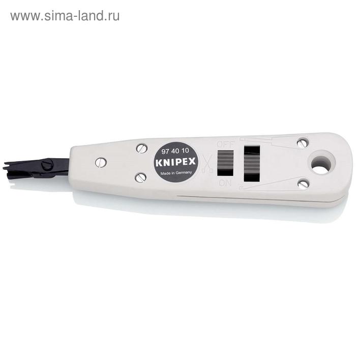 Инструмент KNIPEX KN-974010 для укладки кабелей, 175 мм, UTP и STP 0.4-0.8 мм2