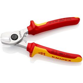 

Кабелерез KNIPEX VDE KN-9516165, 165 мм, кабель d=15 мм, AWG 1/0, двухкомпонентная рукоятки 557344