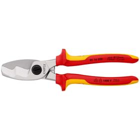 Кабелерез KNIPEX VDE KN-9516200, 200 мм, кабель d=20 мм, AWG 2/0, двухкомпонентная рукоятки 557344 от Сима-ленд