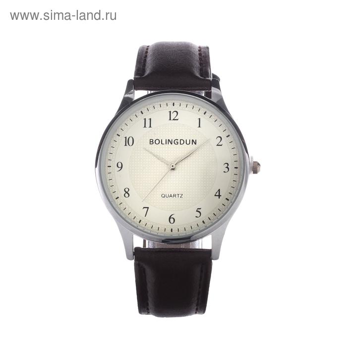 

Часы наручные Bolingdun 3451, d=4 см, экокожа, циферблат хром