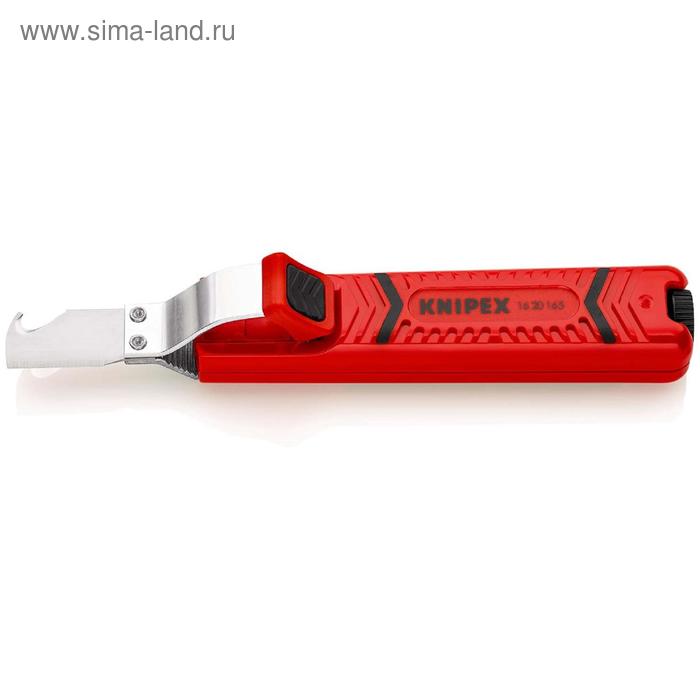 фото Стриппер knipex kn-1620165sb, для снятия изоляции, 165 мм, 8-28 мм2, держатель