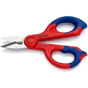 Ножницы KNIPEX KN-9505155SB, для реза кабеля, 155 мм, 56 HRC, двухкомпонентные рукоятки от Сима-ленд