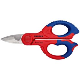 Ножницы KNIPEX KN-9505155SB, для реза кабеля, 155 мм, 56 HRC, двухкомпонентные рукоятки от Сима-ленд