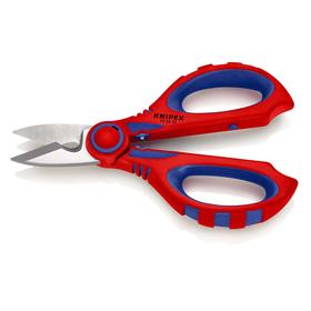 Ножницы KNIPEX KN-950510SB, для реза кабеля, 160 мм, 6 мм2, двухкомпонентные рукоятки от Сима-ленд