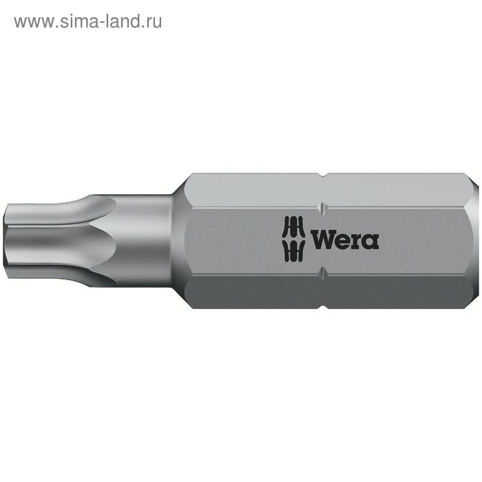 Бита WERA WE-066510 TX20x25 мм хвостовик 14 вязкая твердость с отверстием под штифт 301₽