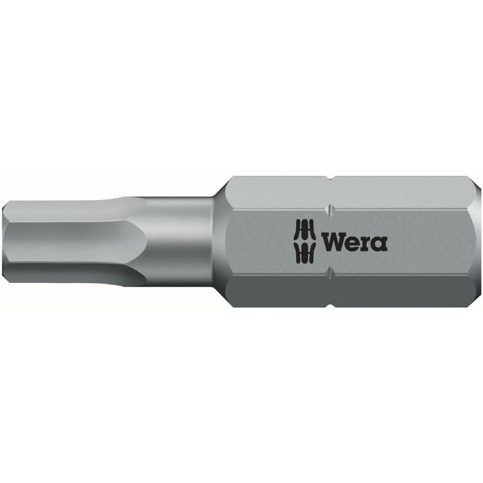 Бита WERA WE-056303, HEX1.5x25 мм, хвостовик 1/4