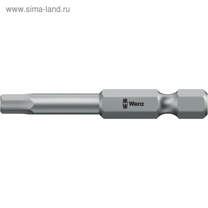 Бита WERA WE-059629 HEX25x89 мм хвостовик 14 вязкая твердость внешний шестигранник 1078₽