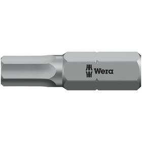 Бита WERA WE-056325, HEX5x25 мм, хвостовик 1/4', вязкая твердость, внешний шестигранник Ош