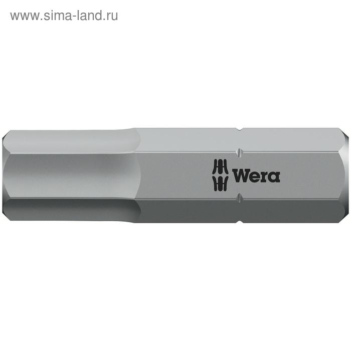 Бита WERA WE-056330, HEX6x25 мм, хвостовик 1/4