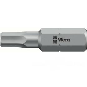 Бита WERA WE-056332, HEX7x25 мм, хвостовик 1/4', вязкая твердость, внешний шестигранник Ош